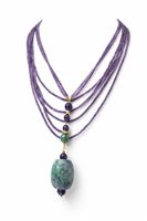 Collana Rajola Donna in Oro COLLANA CLEOPATRA AMETISTA - COLLANA CLEOPATRA AMETISTA